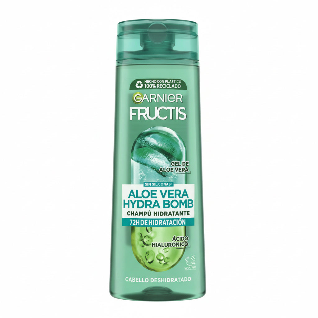 Champú Hidratante Aloe Vera Hydra Bomb Fructis Garnier 380ml
