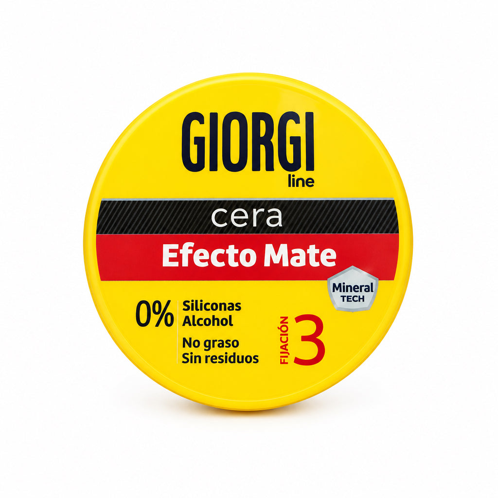 Cera Efecto Mate Fijación 3 Giorgi Line 75ml