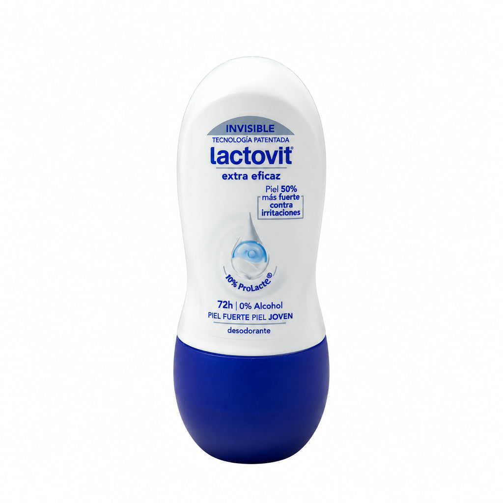 Desodorante Roll-On 72h Extra Eficaz Invisible Lactovit 50ml