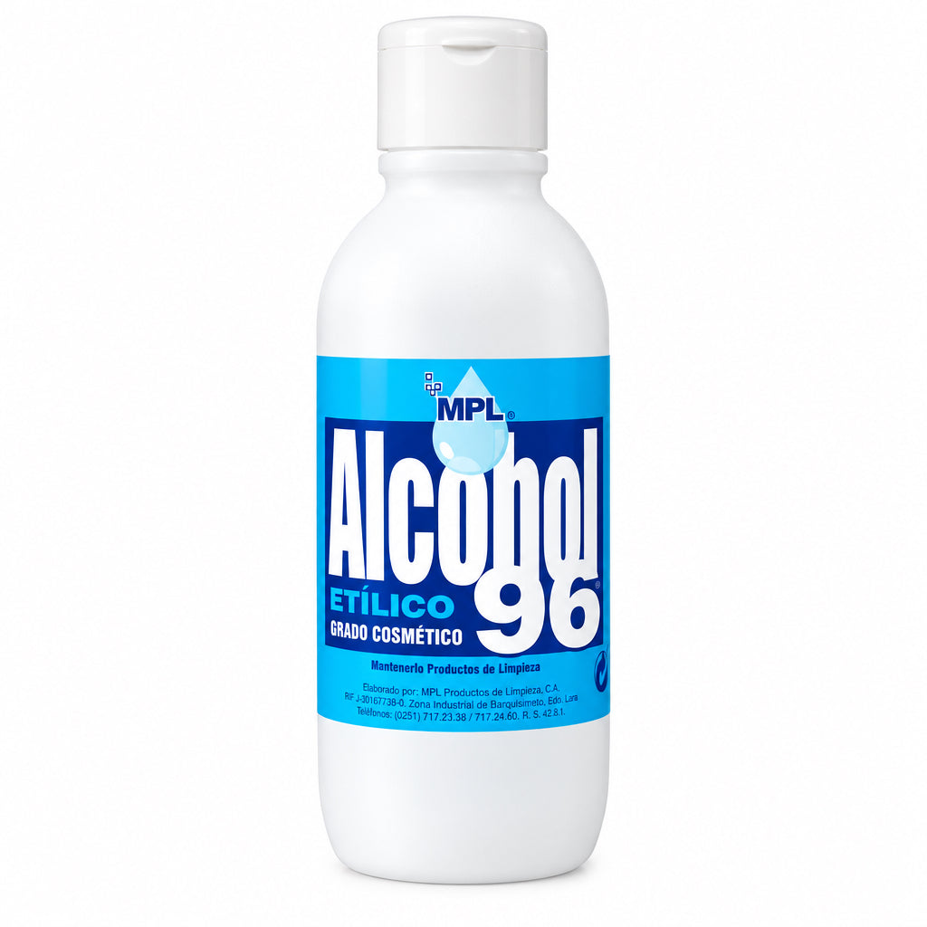 Alcohol Etílico 96 Grado Cosmético MPL 250ml