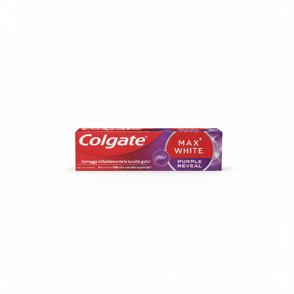 Colgate Max White Purple Reveal 75ml – Pasta Dental Blanqueadora