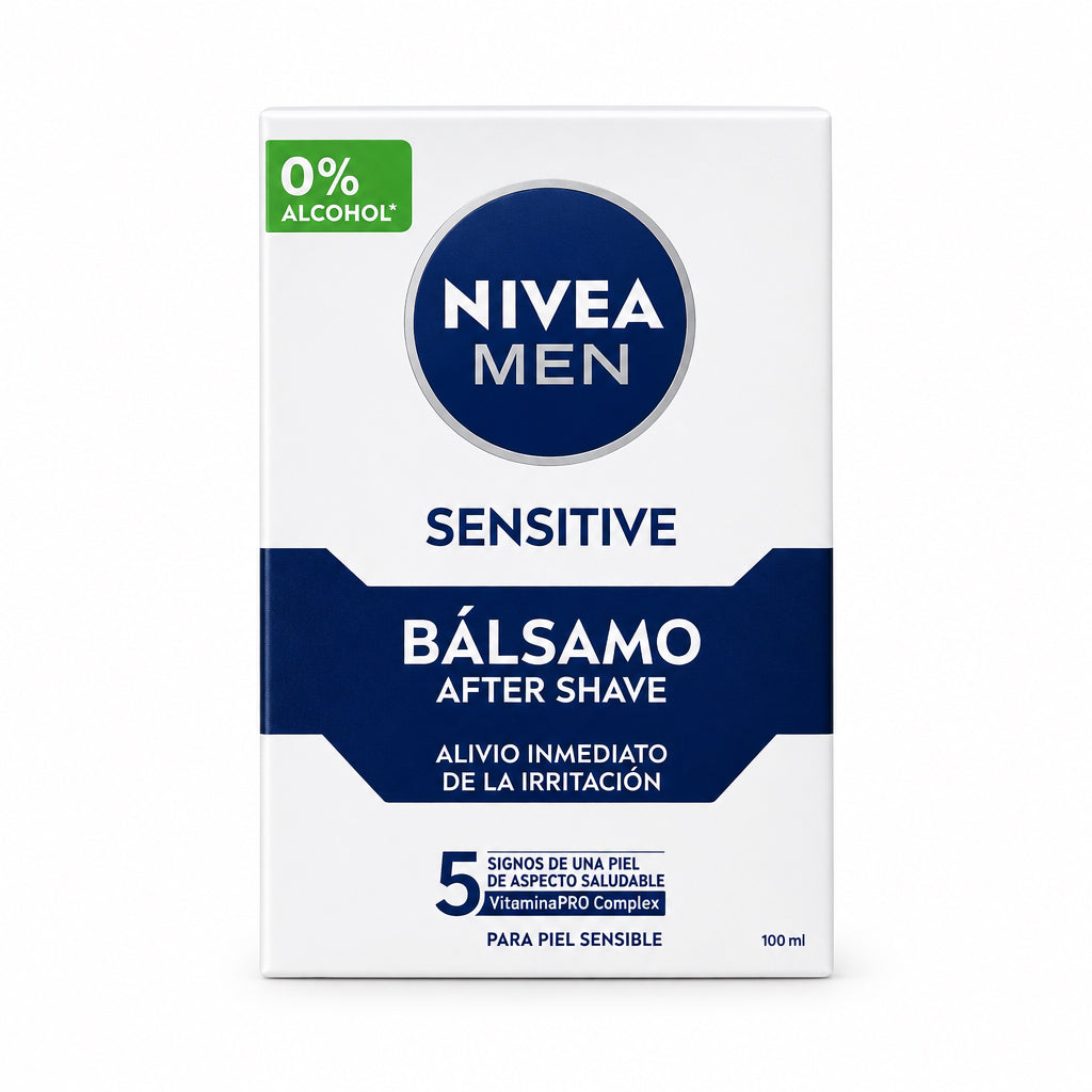 Bálsamo After Shave Sensitive Alivio Inmediato de la Irritación Nivea Men 100ml
