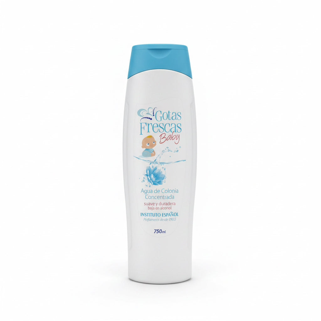 Agua de Colonia Concentrada Gotas Frescas Baby Instituto Español 750ml