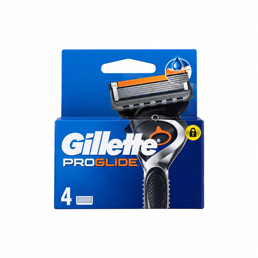 Gillette ProGlide Recambios de Maquinilla de Afeitado 4 Unidades 5 Hojas Tecnología FlexBall Banda Lubricante