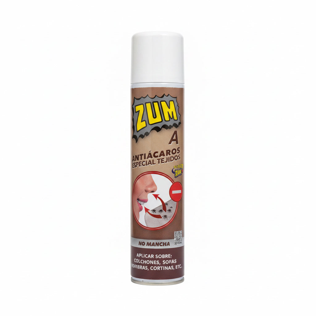 Spray Antiácaros Especial Tejidos Zum 300ml