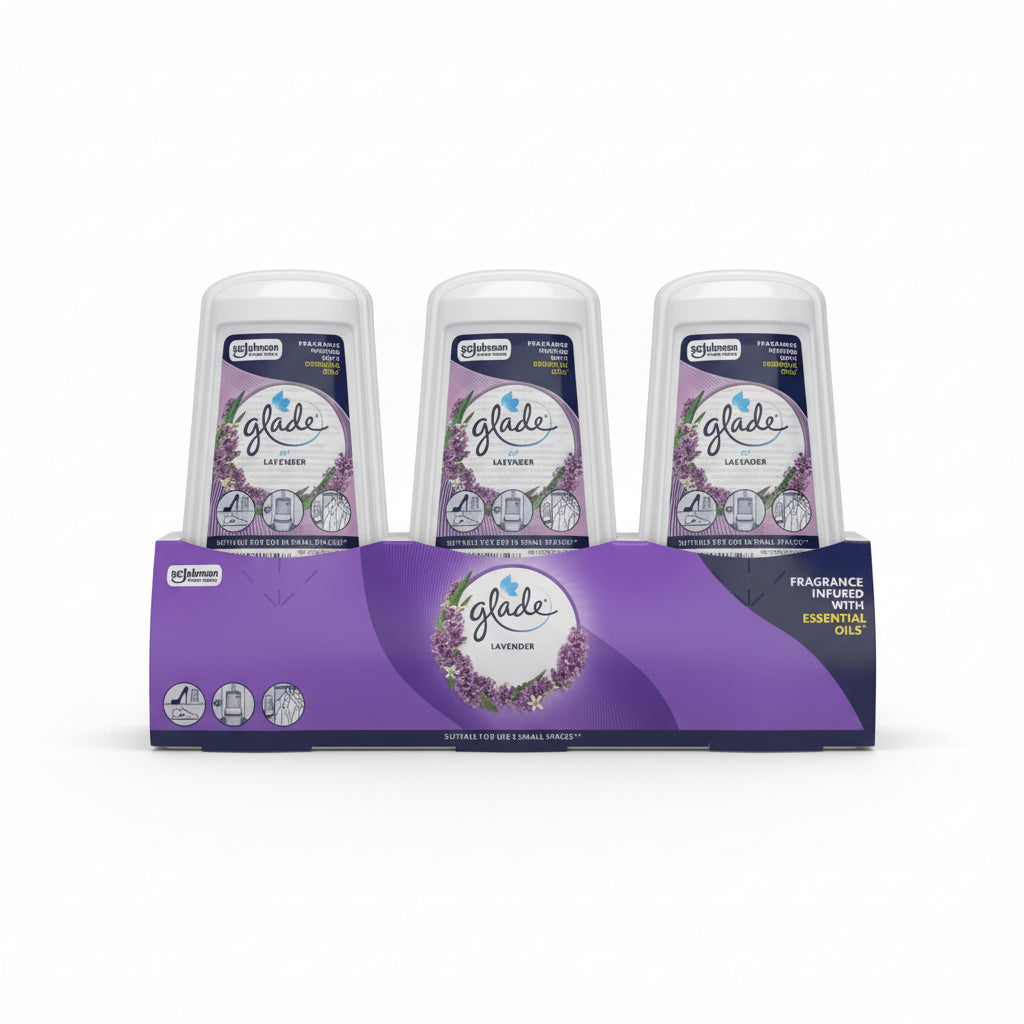 Pack de 3 Ambientadores de Gel Lavanda Glade 3 und
