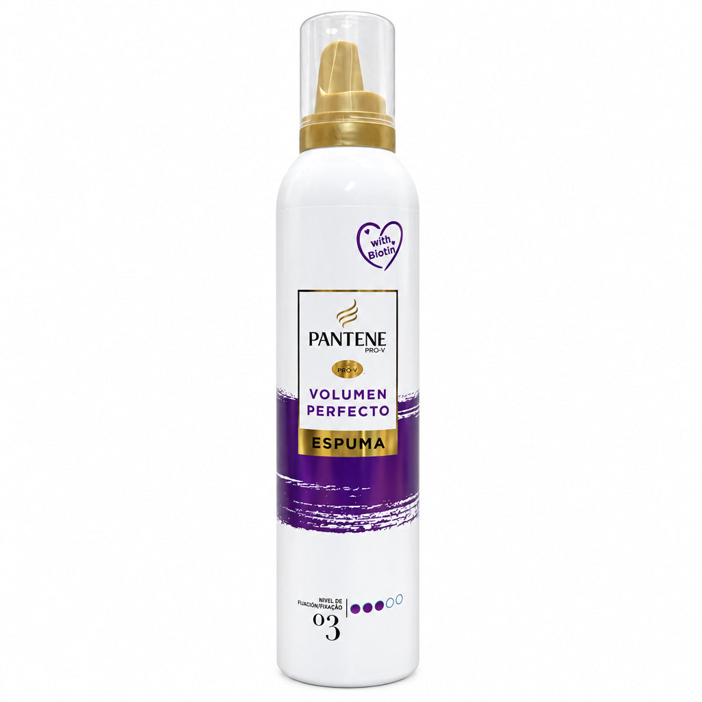 Espuma Volumen Perfecto con Biotina Nivel 3 Pantene Pro-V 300ml