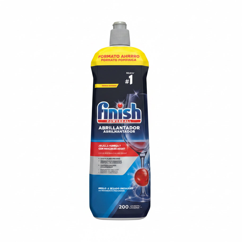 Líquido Abrillantador para Lavavajillas Finish Powersall (Formato Ahorro - 200 Lavados) 800ml