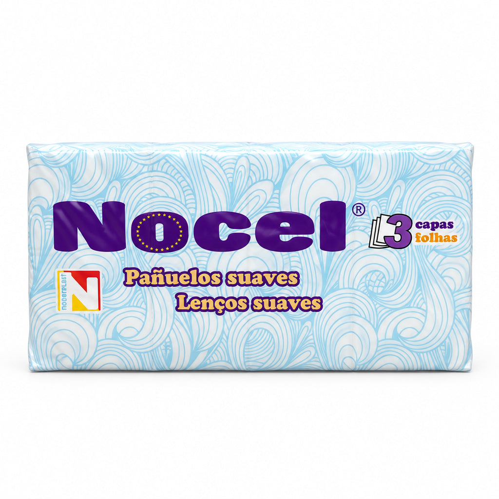 Nocel Pañuelos Suaves 3 Capas Cuidado Diario Formato Pack 8und