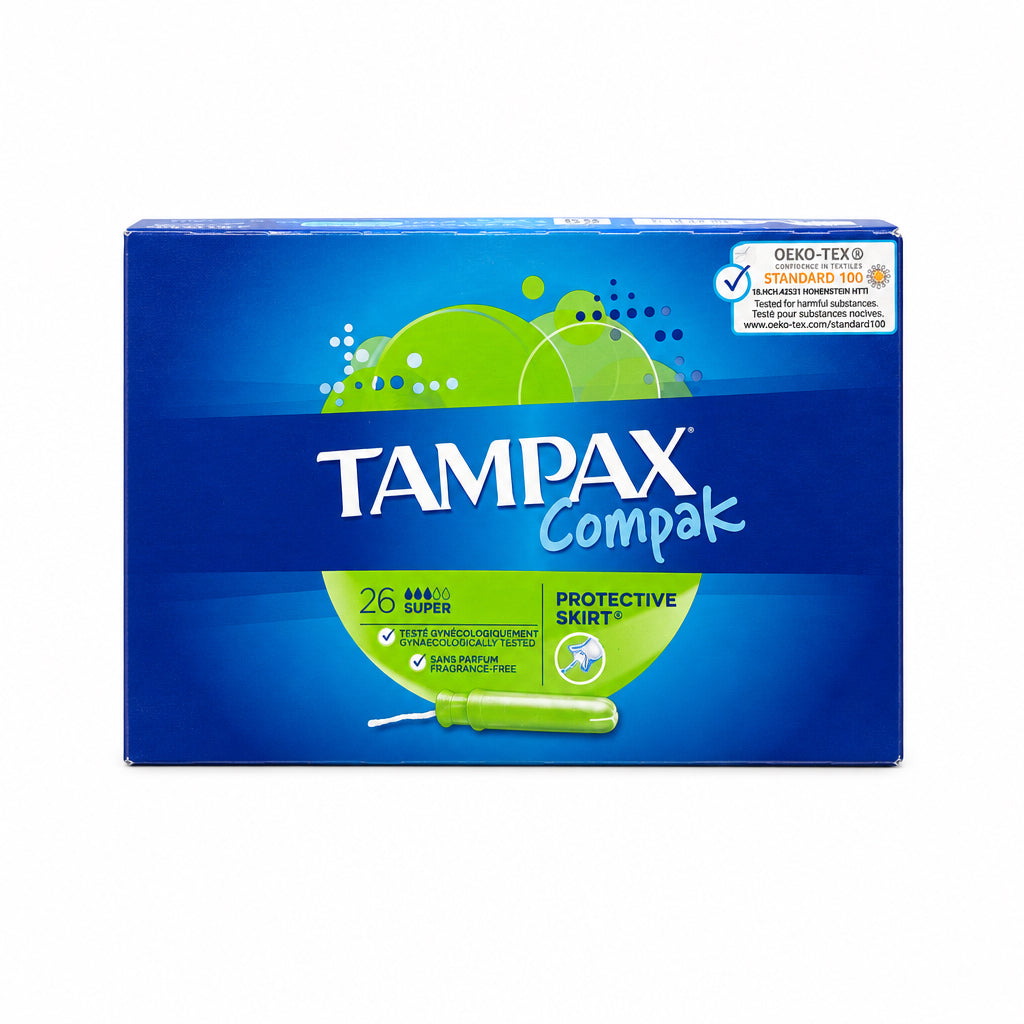 Tampax Compak Tampones Super 26 Unidades Protective Skirt