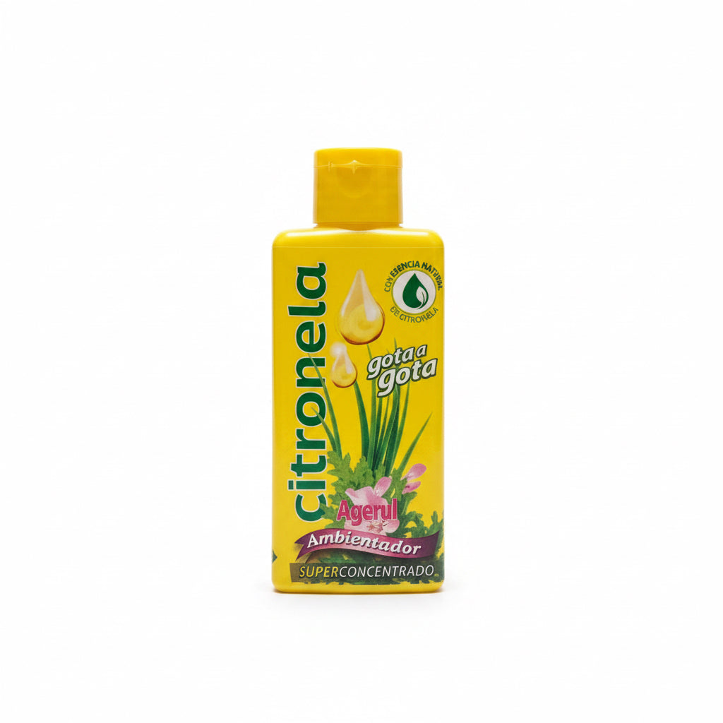 Ambientador Superconcentrado Gota a Gota Citronela Agerul 125ml