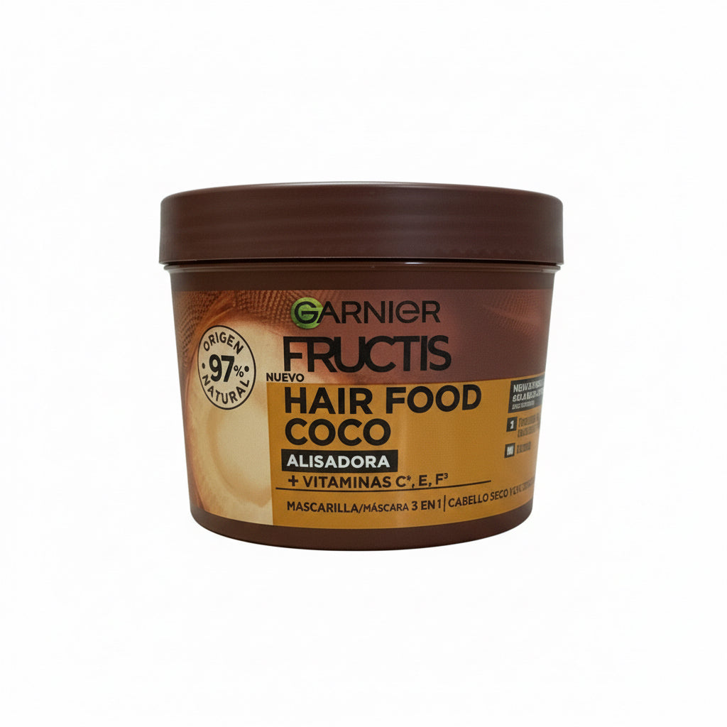Mascarilla 3 en 1 Alisadora Hair Food Coco Fructis Garnier 400ml