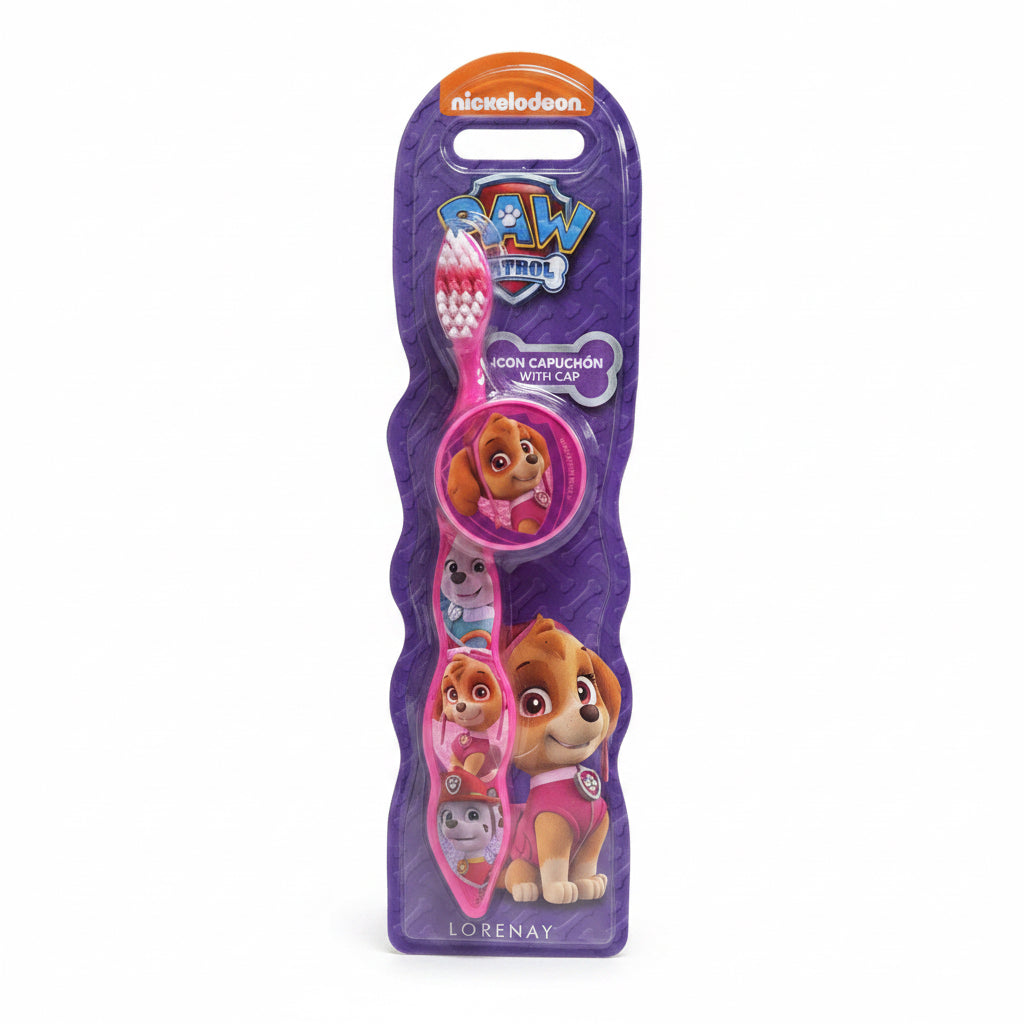 Cepillo de Dientes Infantil Patrulla Canina (Skye) con Capuchón – Lorenay