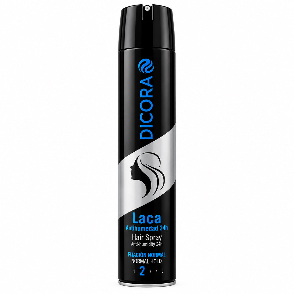 Laca Hair Spray Fijación Normal Antihumedad 24h Dicora 400ml