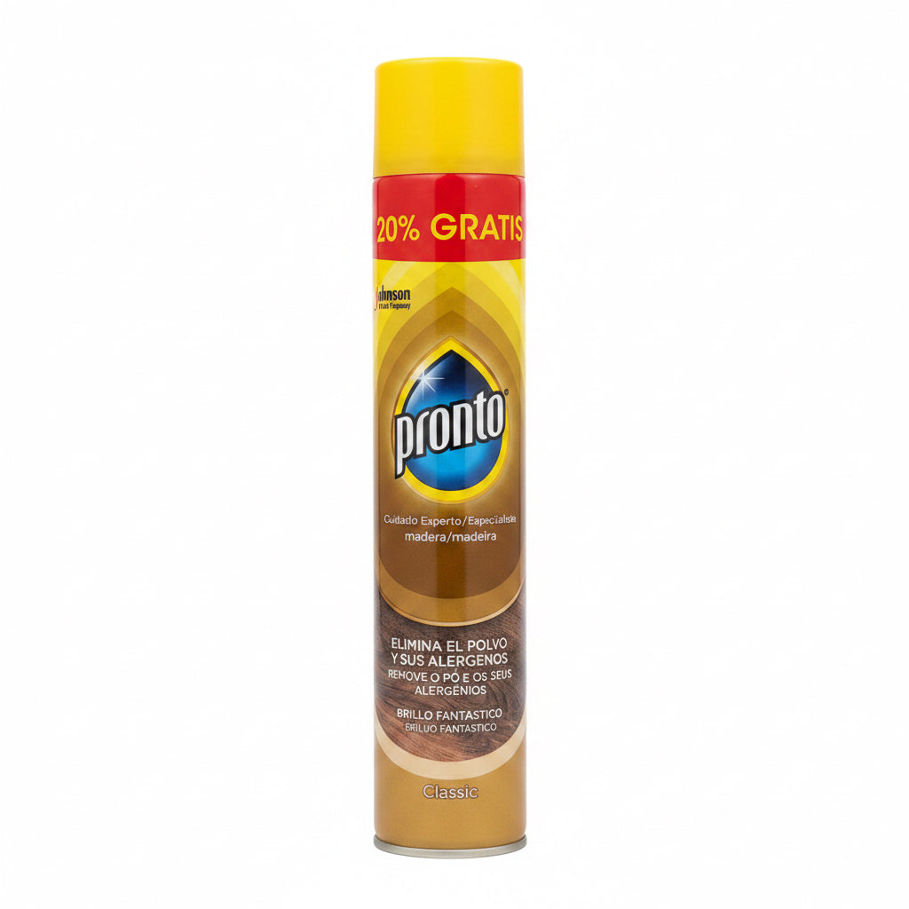 Pronto Cuidado Experto Madera Classic: Limpieza Profunda y Brillo Fantástico 300ml