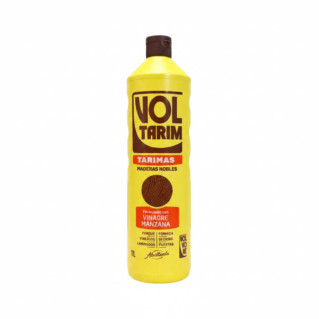 Limpiador y Abrillantador de Tarimas y Maderas Nobles VOL TARIM – Con Vinagre de Manzana (1 Litro)