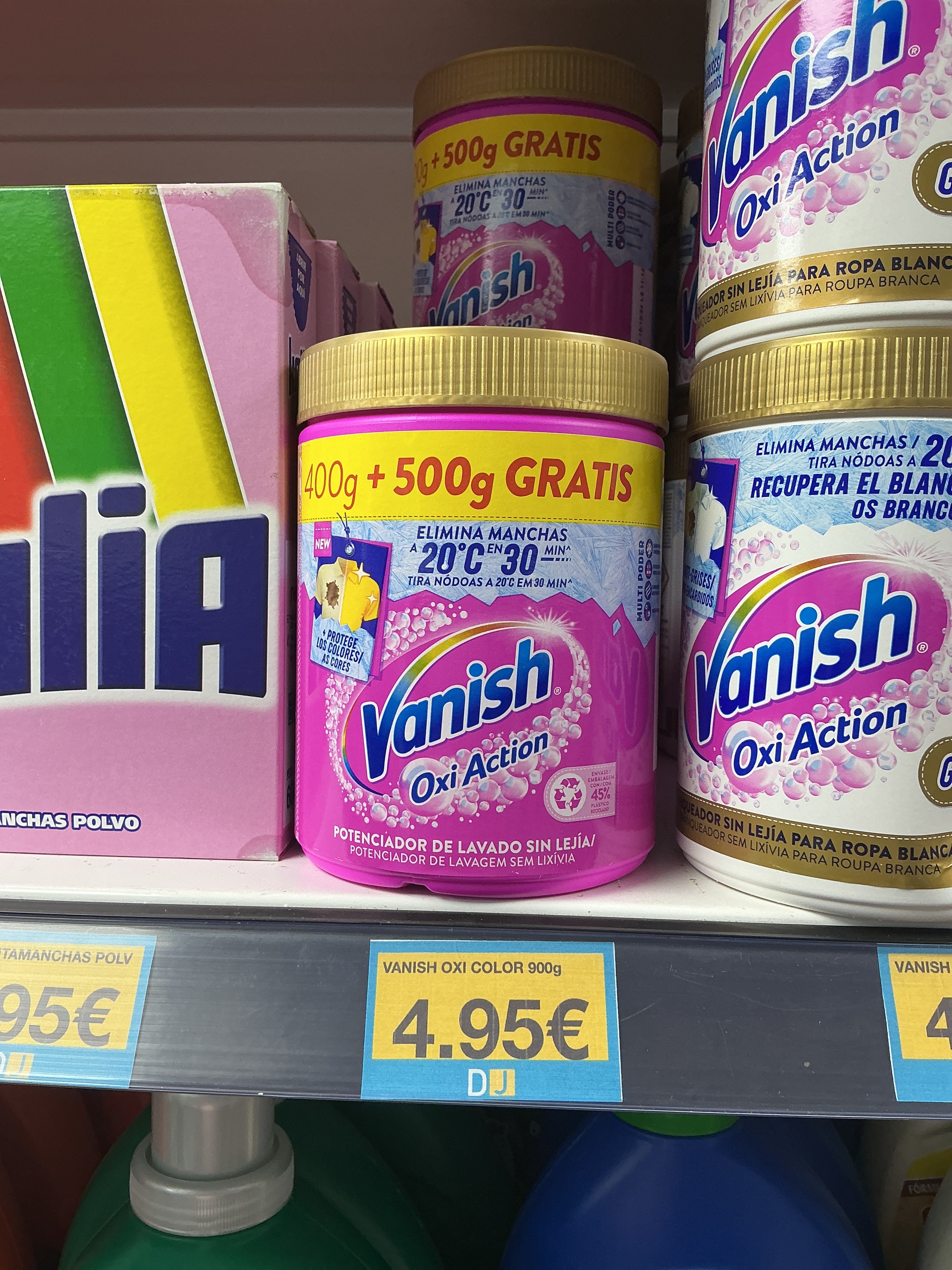 VANISH OXI POLVO ROPA DE COLOR 900g
