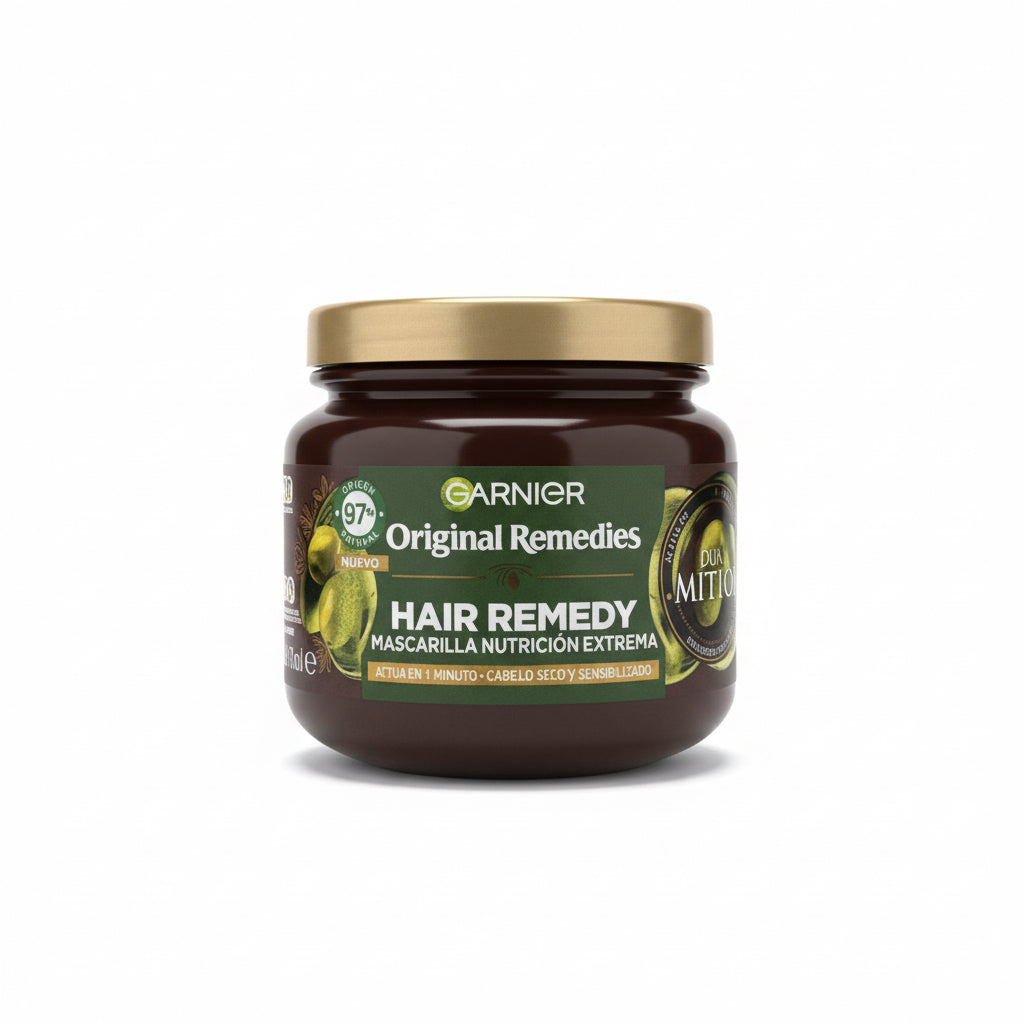 Mascarilla Nutrición Extrema Hair Remedy Original Remedies Garnier 340ml