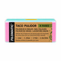 Filomatic Taco Pulidor 4 Fases para Manicura Limar, Alisar, Pulir y Dar Brillo Natural