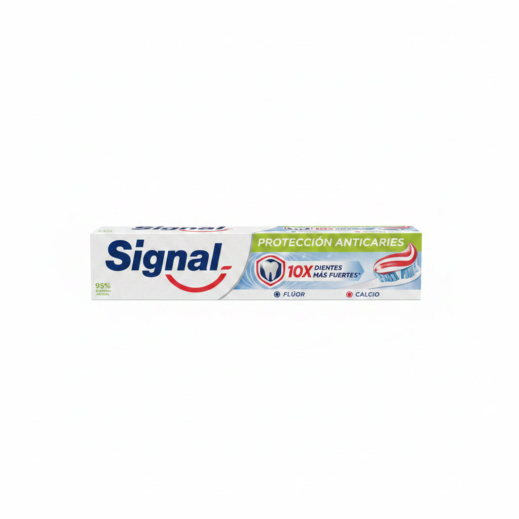Signal Protección Anticaries 75ml – Pasta Dental con Flúor y Calcio