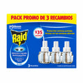 Raid Pack Promo 3 Recambios Eléctrico Líquido Antimosquitos Comunes y Tigres Sin Olor 135 Noches 3x27ml