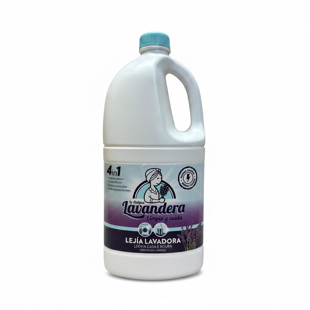 Lejía Lavadora Perfumada La Lavandera 4 en 1 - Aroma Lavanda 2L
