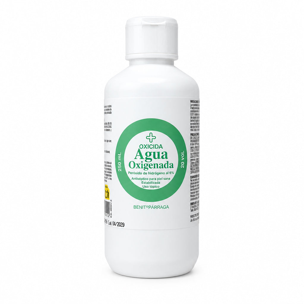 Agua Oxigenada Omicida 20 Volúmenes 250 ml Benito Párraga