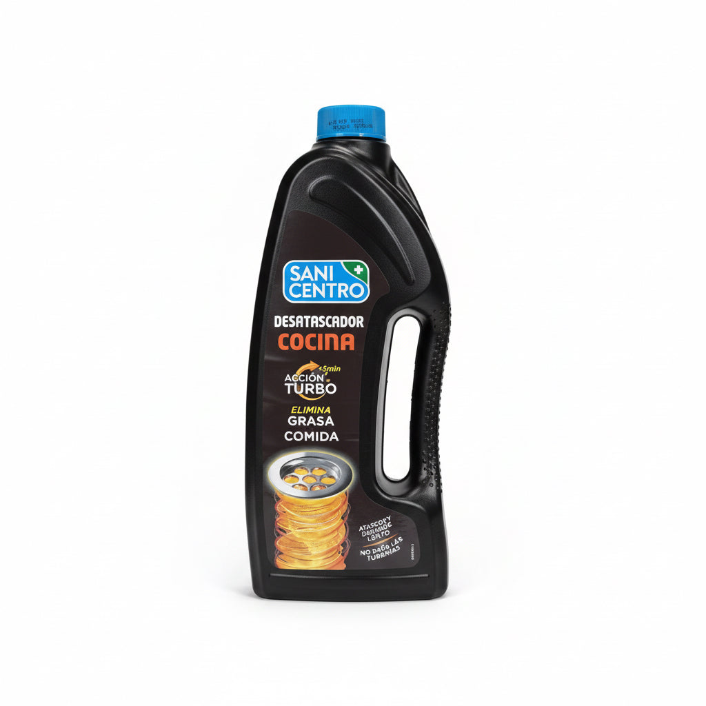 Desatascador Cocina Acción Turbo Sani Centro 1L