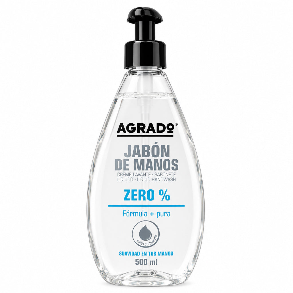 Jabón de Manos Líquido Zero % Fórmula Pura 500 ml Agrado