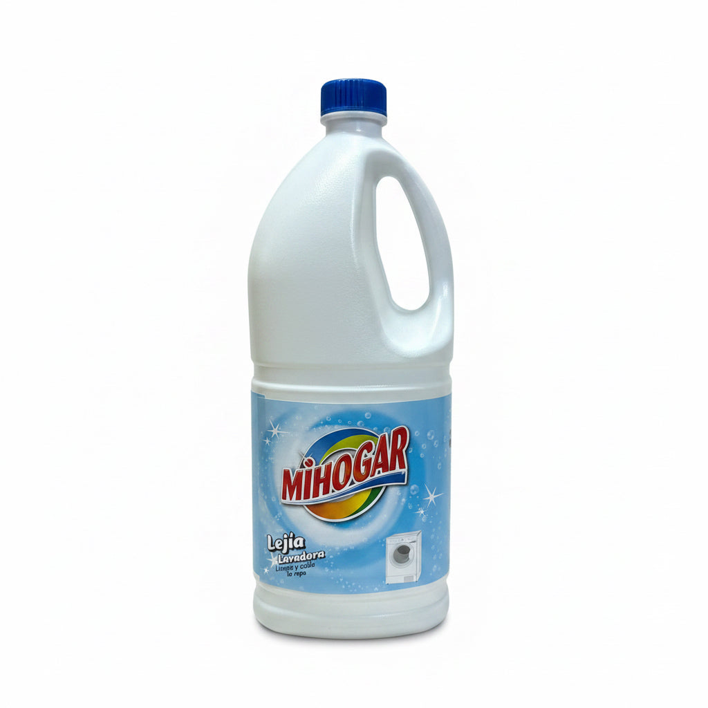Lejía Lavadora MiHogar - Limpia y Cuida la Ropa 2L