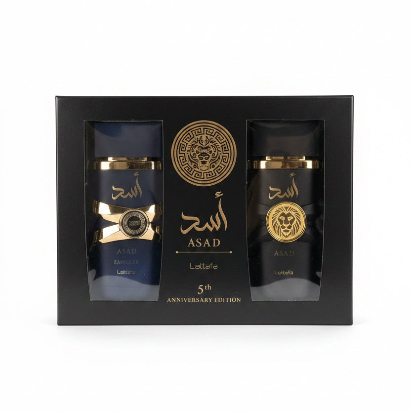 Pack Asad Zanzíbar y Asad Perfumes Lattafa 100ml x2 Pcs