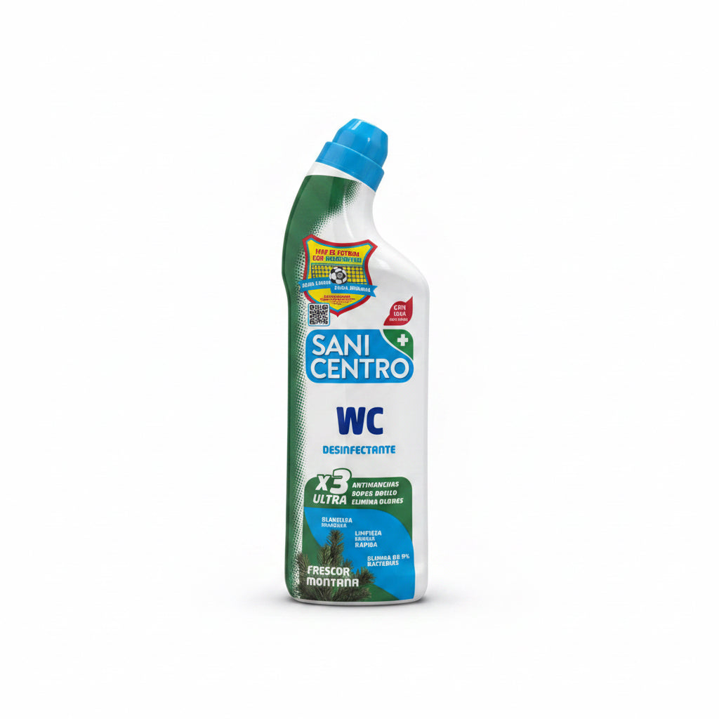 Gel WC Desinfectante x3 Ultra Frescor Montaña Sani Centro 1L