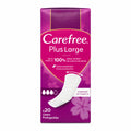 Carefree Salvaslips Plus Large Sin Fragancia 20 Unidades