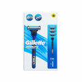Gillette Mach3 Sport Maquinilla de Afeitado Recargable 1 Mango + 3 Recambios 3 Hojas Agarre Superior