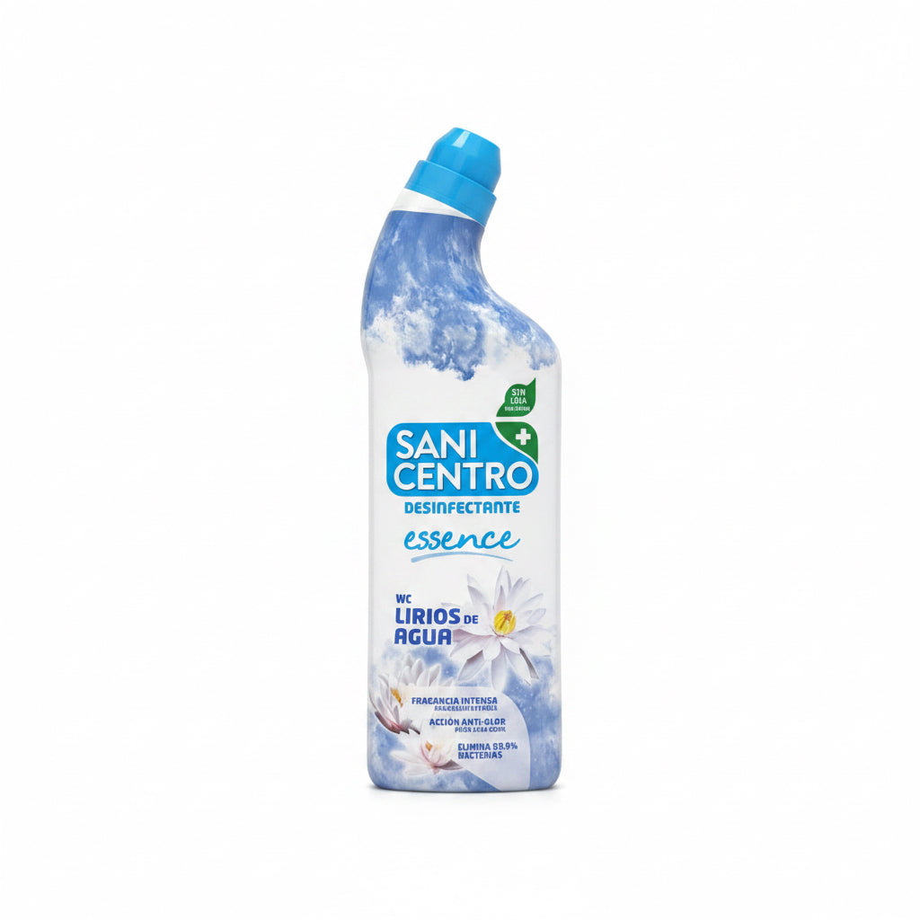 Gel WC Desinfectante Essence Lirios de Agua Sani Centro 1L