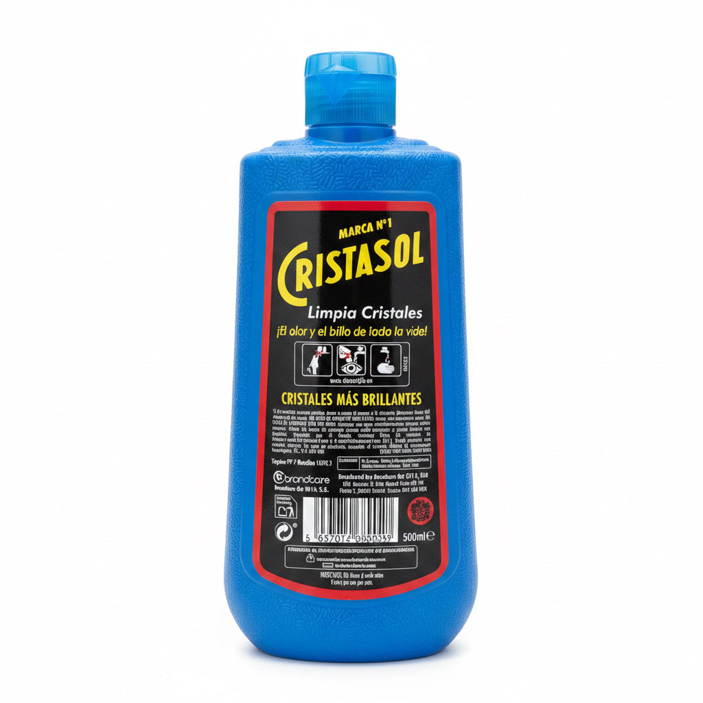 Cristasol Limpiacristales Tradicional 500 ml - ¡El Olor y el Brillo de Toda la Vida!