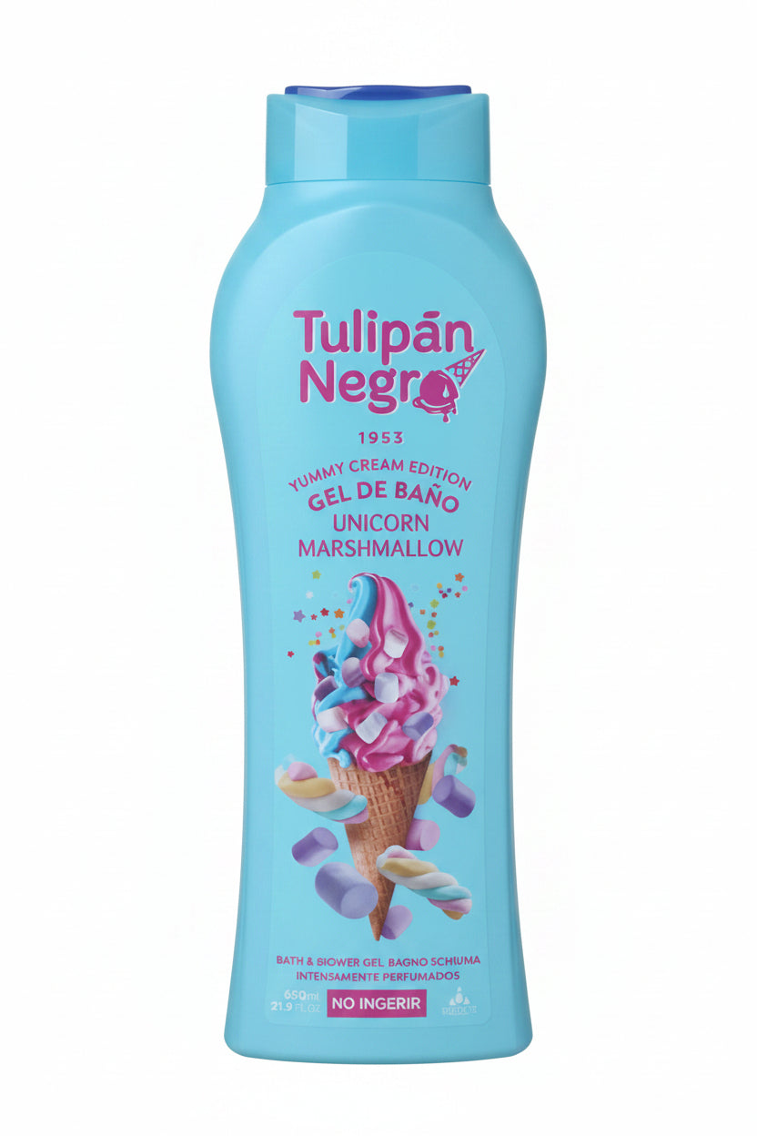 Gel de Baño y Ducha Tulipán Negro - Unicorn Marshmallow(650 ml)