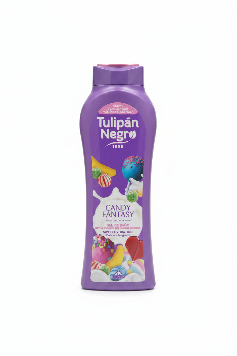 Gel de Baño y Ducha Tulipán Negro - Candy Fantasy(650 ml)