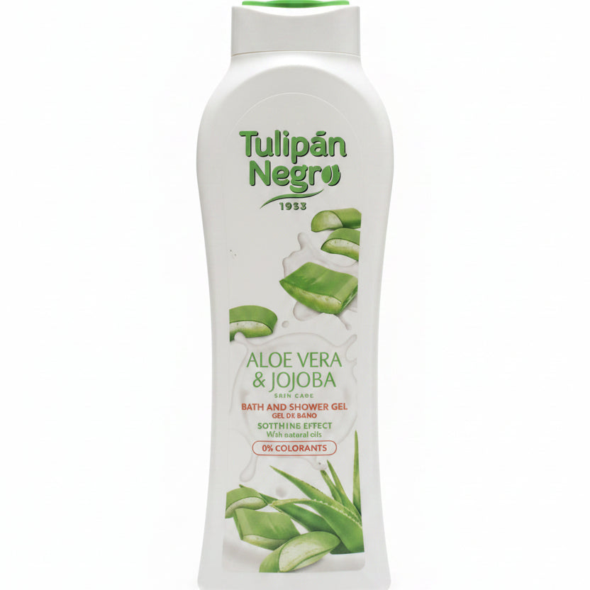 Gel de Baño Tulipán Negro Aloe - Vera & Jojoba (650 ml)